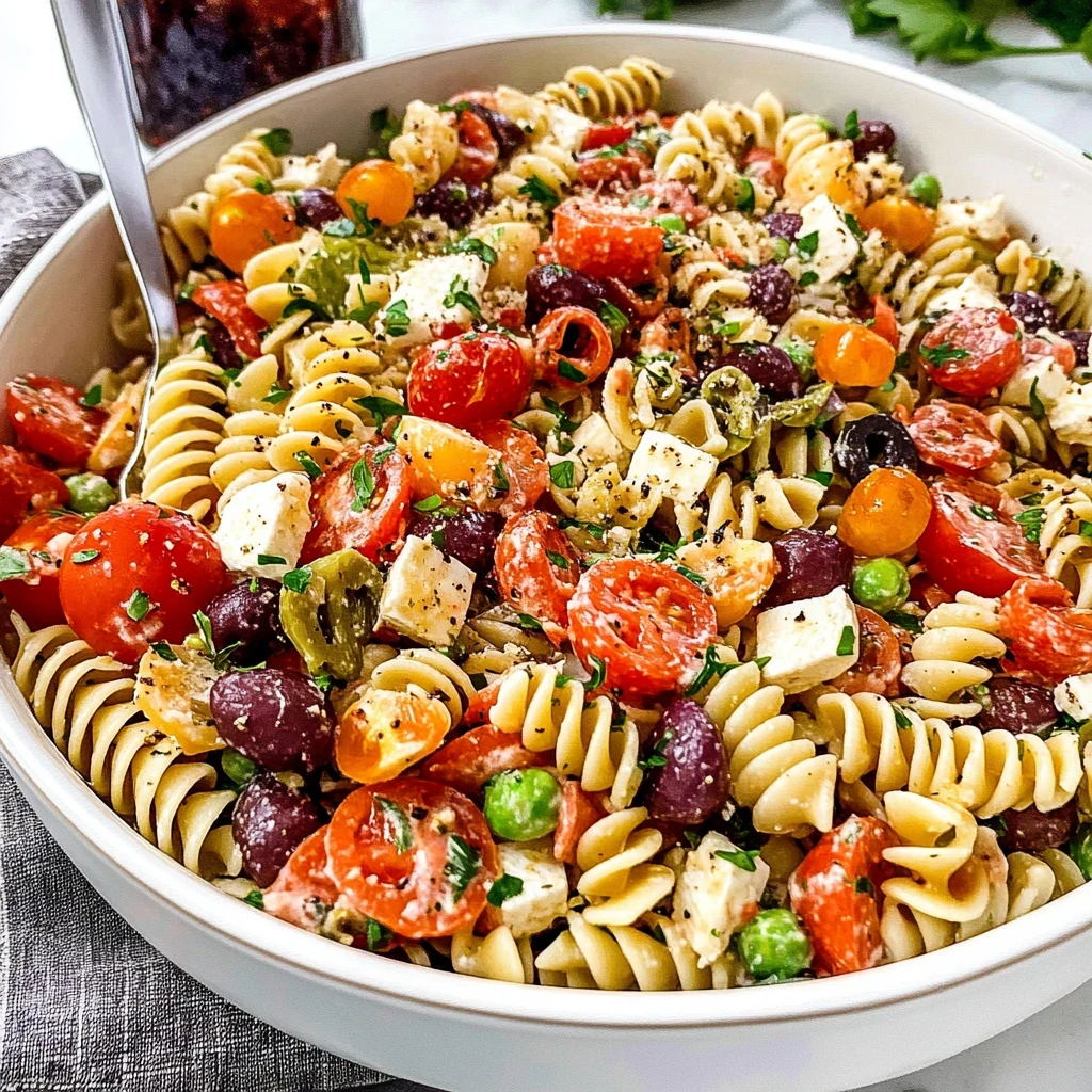 pasta salad with italian dressing image 3 1