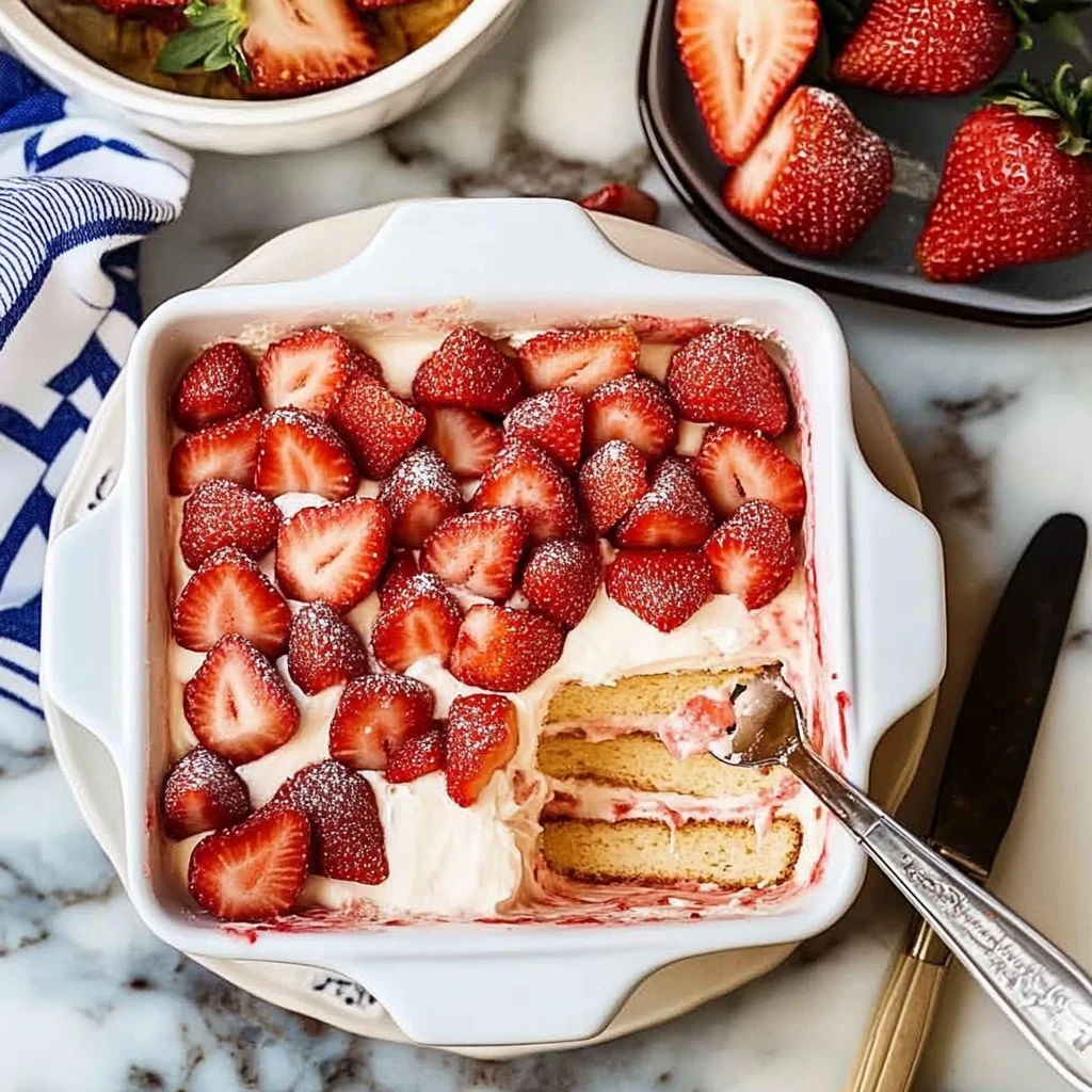 strawberry tiramisu image 1
