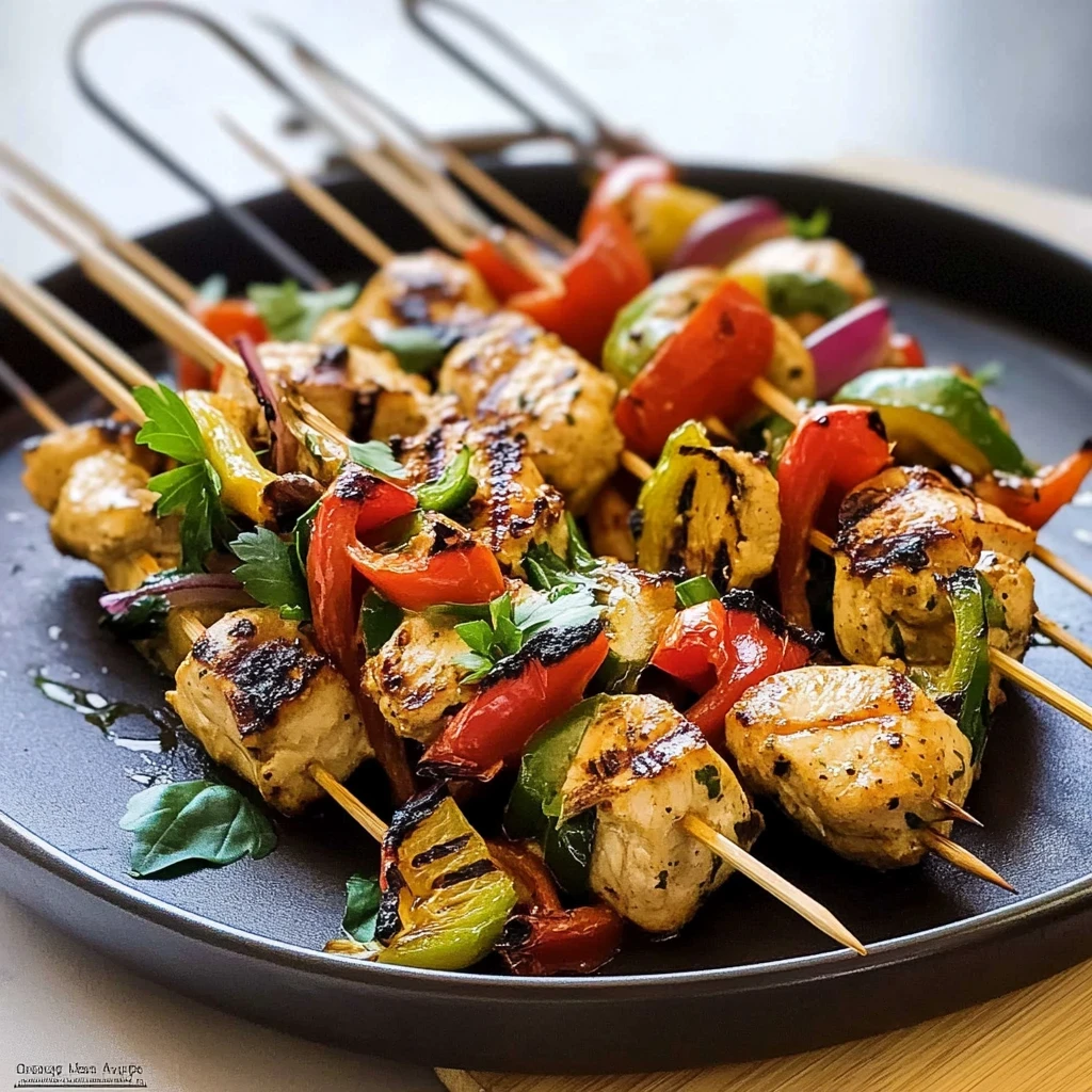 brochette poulet marine image 3