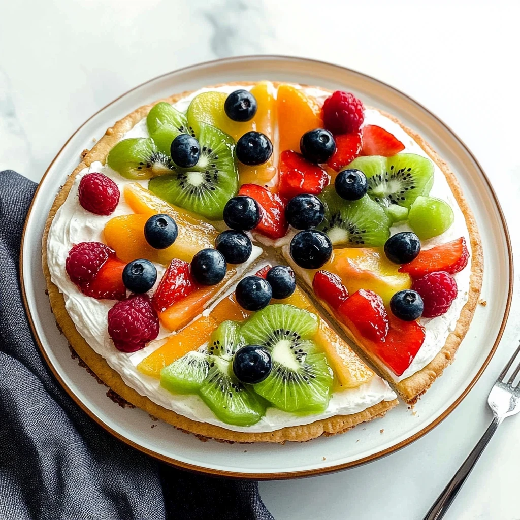 fruit pizza with cream cheese image 3